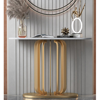 Canapé décoratif contemporain à plusieurs arcs avec cadre en métal pour entrée de maison