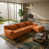 Tissu orange sélectionné
