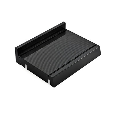 Plateau diviseur de cosmétiques réglable - Taille personnalisable selon le produit, couleur noire, l 12 po x P 9,25 po, paquet de 2