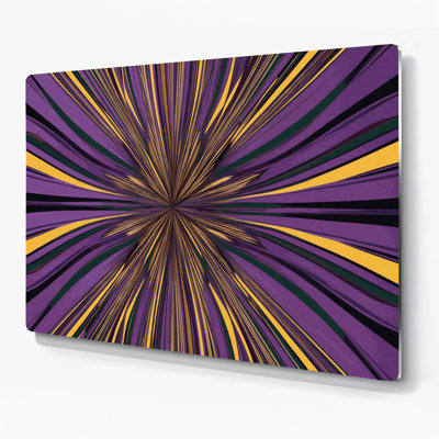 Art mural op mauve 40