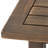 Stylishly - Slatted Wood Gray Table 19.52 Inches In Height, 14.94 Depth, 18.54 Width For Outdoor Use High, Decor-1877030957