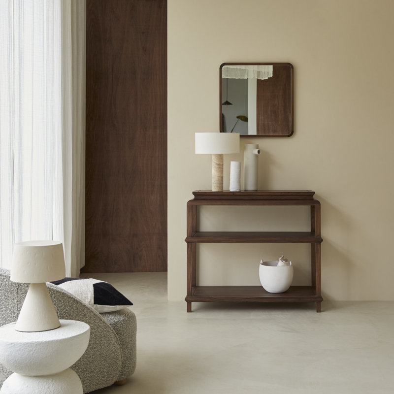 Achille Solid Wood Console Table, 35.43" H x 40.55" W x 16.93" D