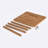 Soho Square Dining Table, Solid Beech Wood Modern Dining Table for Kitchen and Dining Room