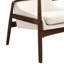 Fauteuil d'appoint - Fauteuil de salon moderne de style Mid-Century, structure en bois massif, dossier de lecture à haut dossier, fauteuil avec cadre de rembourrage pratique, choix de sièges, siège élégant