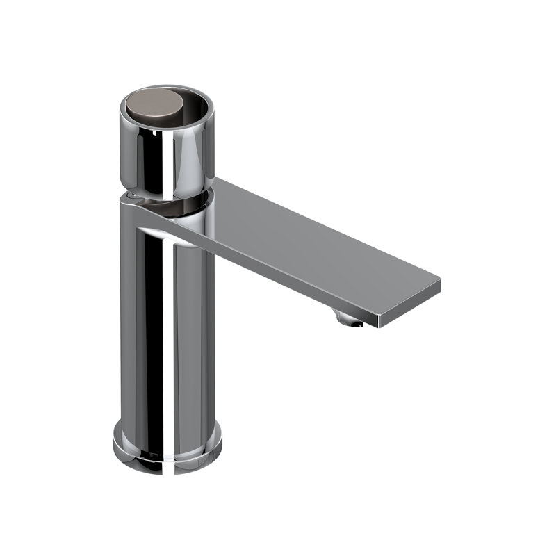 Eclissi Single Handle Lavatory Faucet, Polished Chrome/Satin Nickel