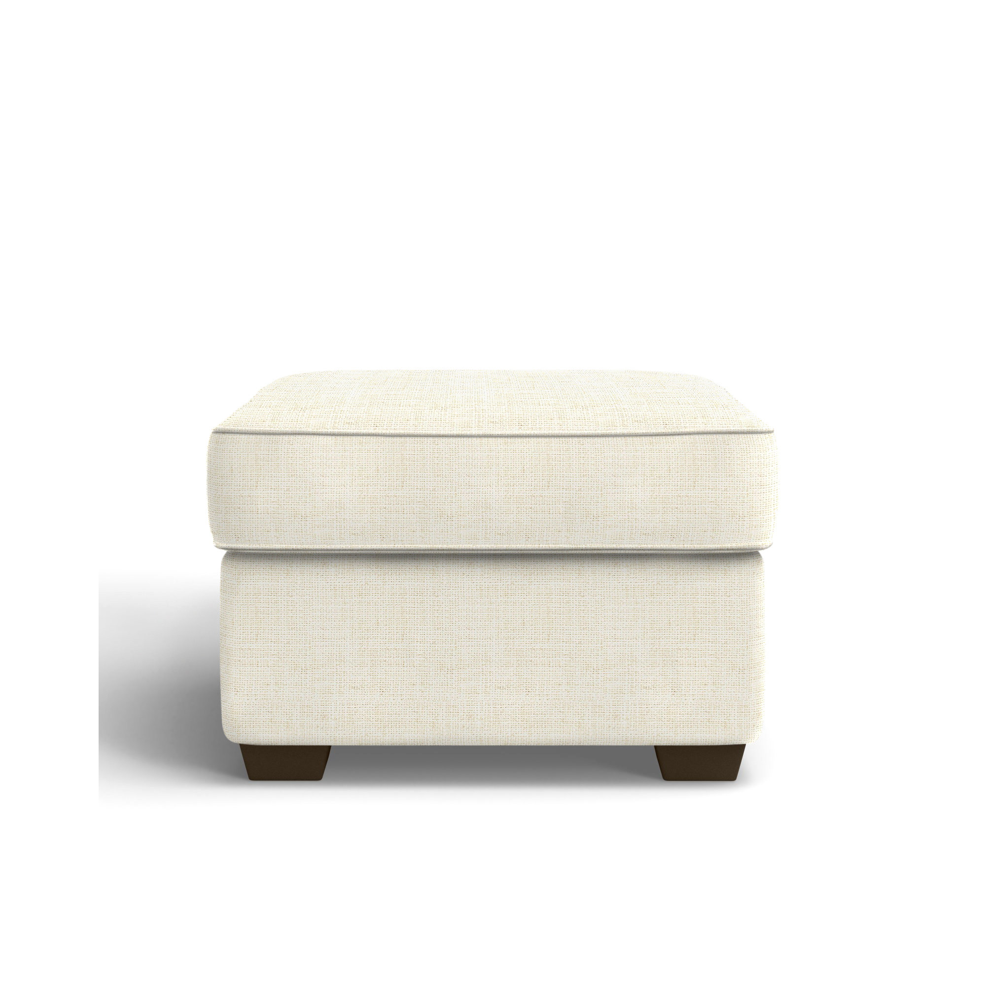 Gemi Upholstered Ottoman, Bevin Natural