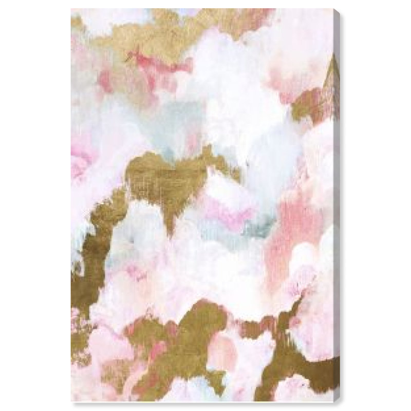Flosie, nuages lumineux sur toile, H 24 po x l 16 po x P 0,8 po