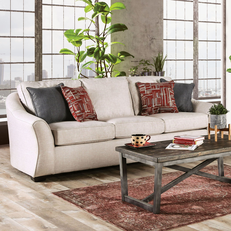 Bolander Hagal Sofa, Ivory 100% Polyester