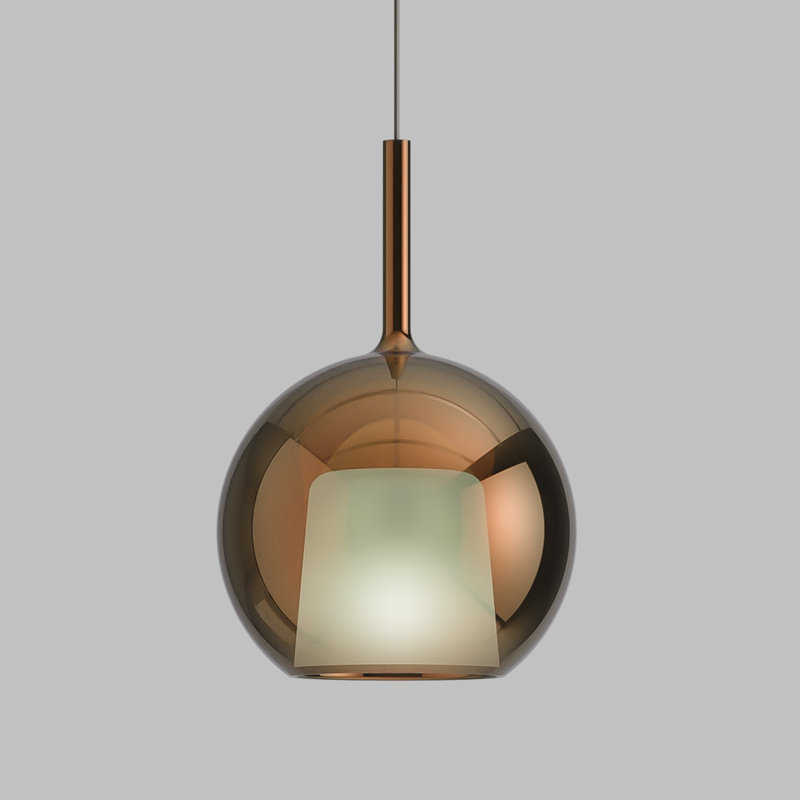 GLO 1 - Light Pendant, Large, Titanium, Bronze