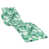 Polyester - floral vert est en rupture de stock