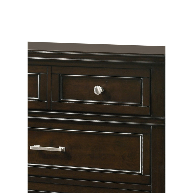 Commode 5 tiroirs Merlot