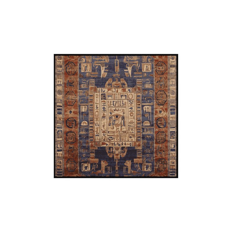 Tapis brun soyeux et moelleux, Carré 4 pi