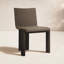 Chaise d'appoint de patio en teck Padme-1448087752