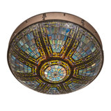 Fleur-de-lis 8 - Light Semi Flush Mount