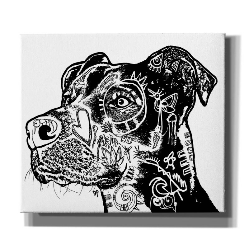 'Bird Dog Scratch' by Dean Russo Studios, Canvas Wall Art, 26" H x 30" W x 1.5" D