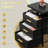 3 Drawers Black Nightstand With Smart Led-222369258