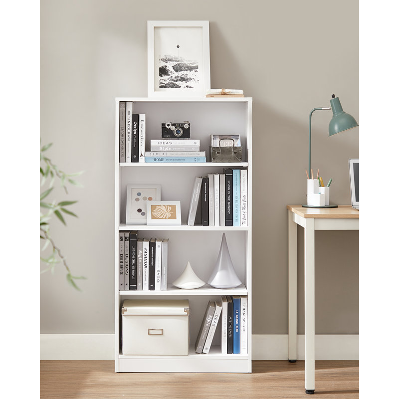 Pelak Bookcase, (4 Shelves) 121.5cm H x 60cm W x 24cm D, White