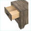 Table de chevet 2 tiroirs Rustic Gray