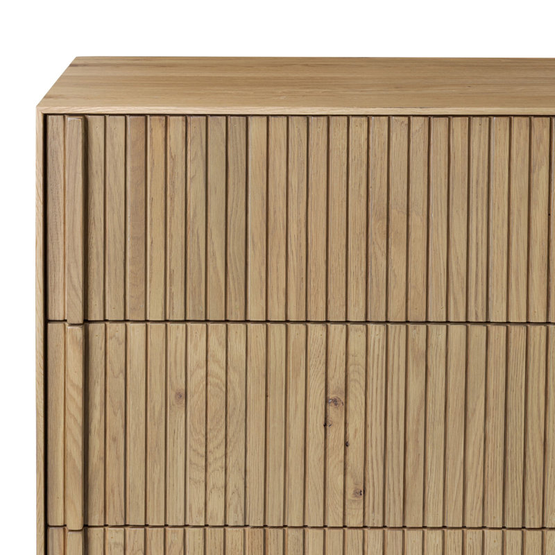 Leo 8 - Drawer Dresser, Rustic Light Natural Oak
