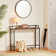 Ramsdell Console Table with Charging Station Behind Couch Table Skinny Narrow Sofa Entryway Table