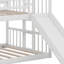 Triple lit superposé pour enfants et adolescents, structure de lit superposé en bois double-118681106