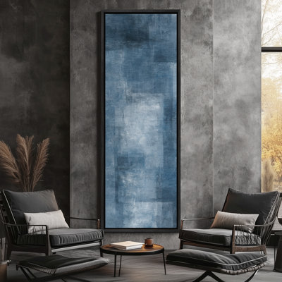 Abstract Framed Canvas Wall Art - Neutral Minimalist Print for Modern Wall Decor