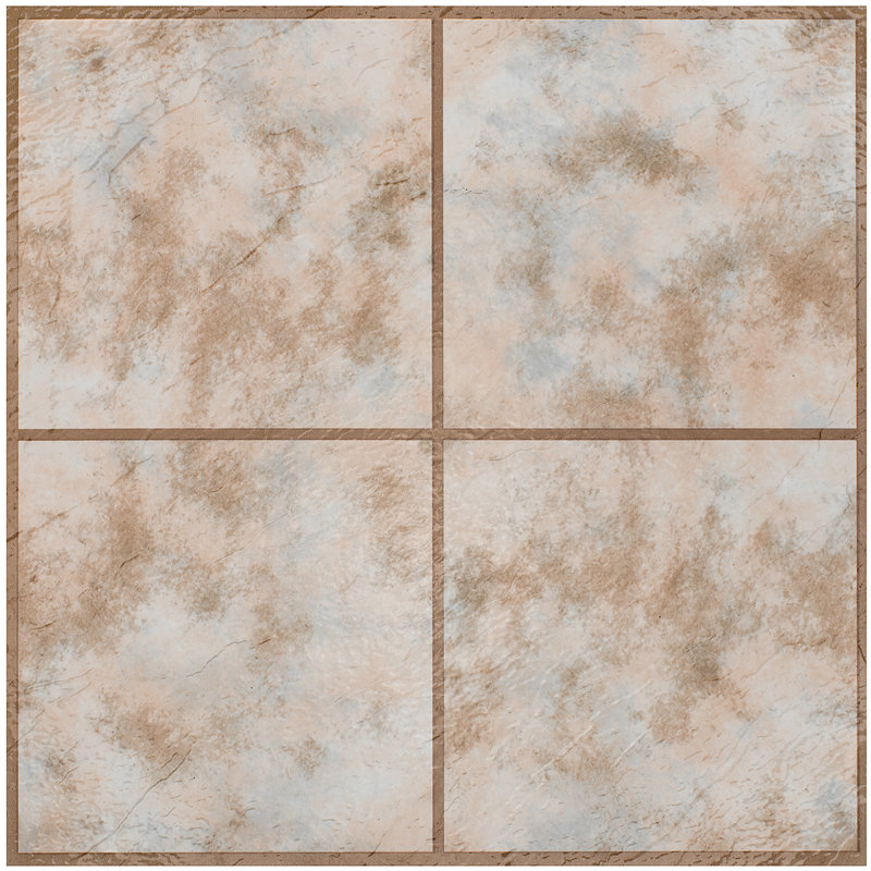Rustic Clay Portfolio 12" x 12" x 2mm Vinyl Tile