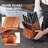 VEVOR 25 Slot Acacia Knife Block