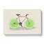 Lime Bicycle - Wrapped Canvas-61882056