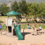 Adventure Lifetime Powder Coated Steel Swing Set with 2 Swing(s) , 1 Slide(s)