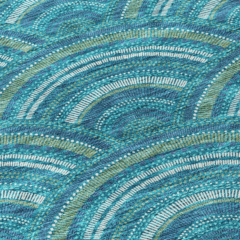 Tapis intérieur / extérieur rond 8 pi