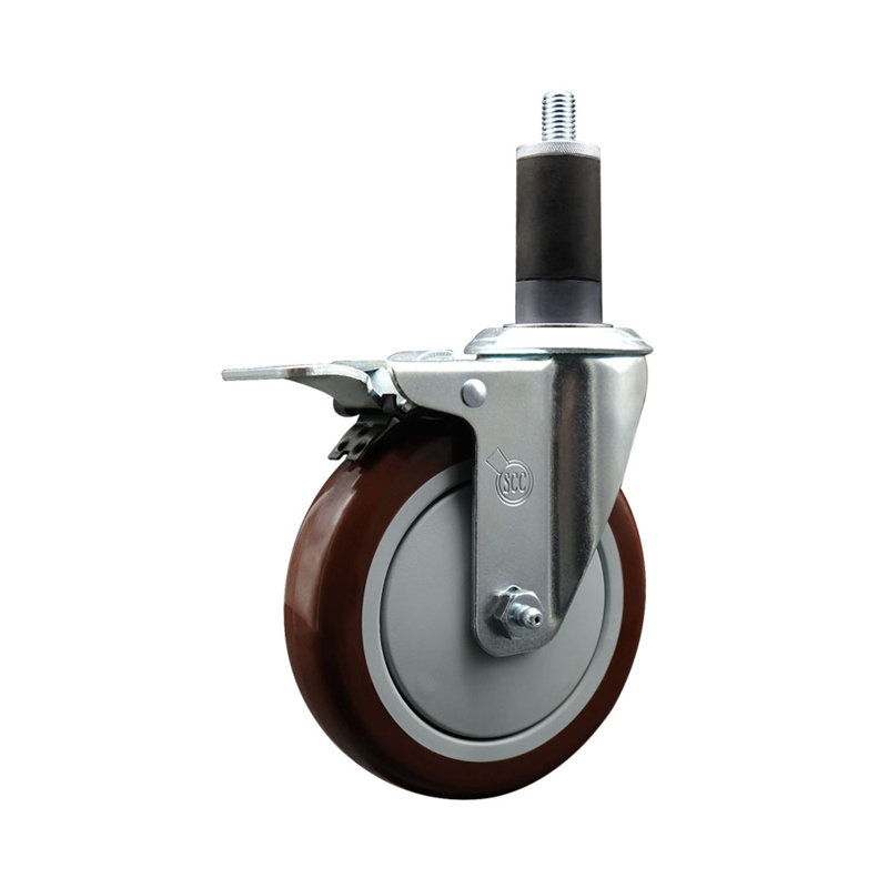 Poly pivot pivotant 1 1/4 pouce extensible avec frein à blocage total SCC
