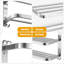 58 cm L Wall Mounted Towel Rack