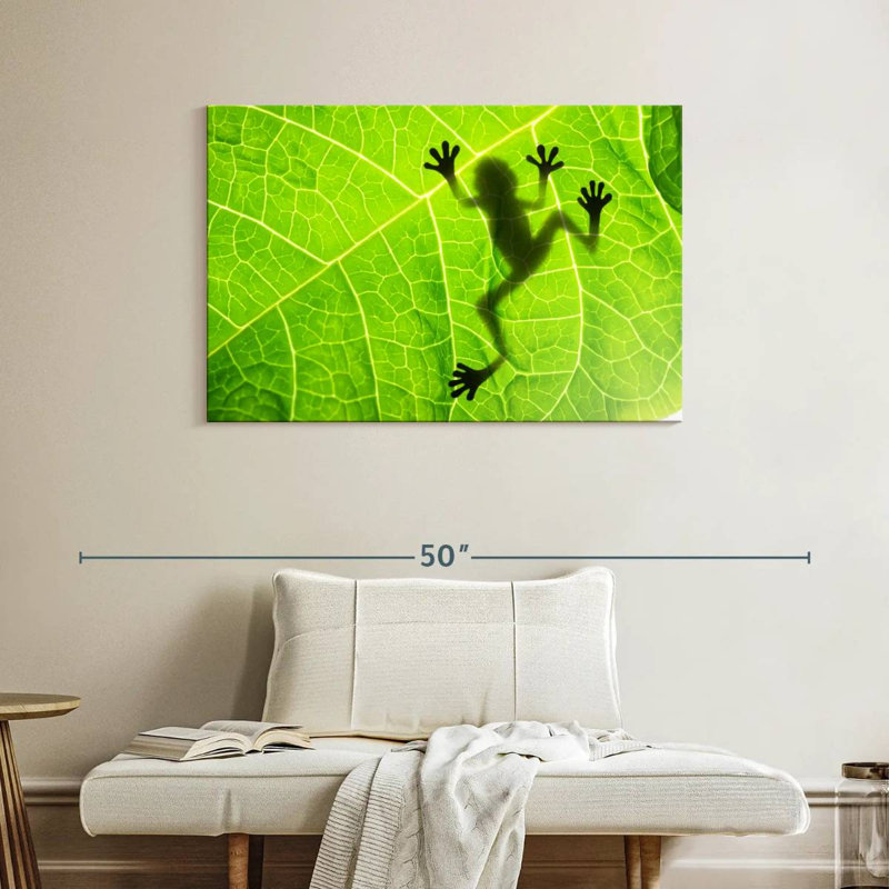 Brampt Frog Leaf Shadow, 26" H x 39" W