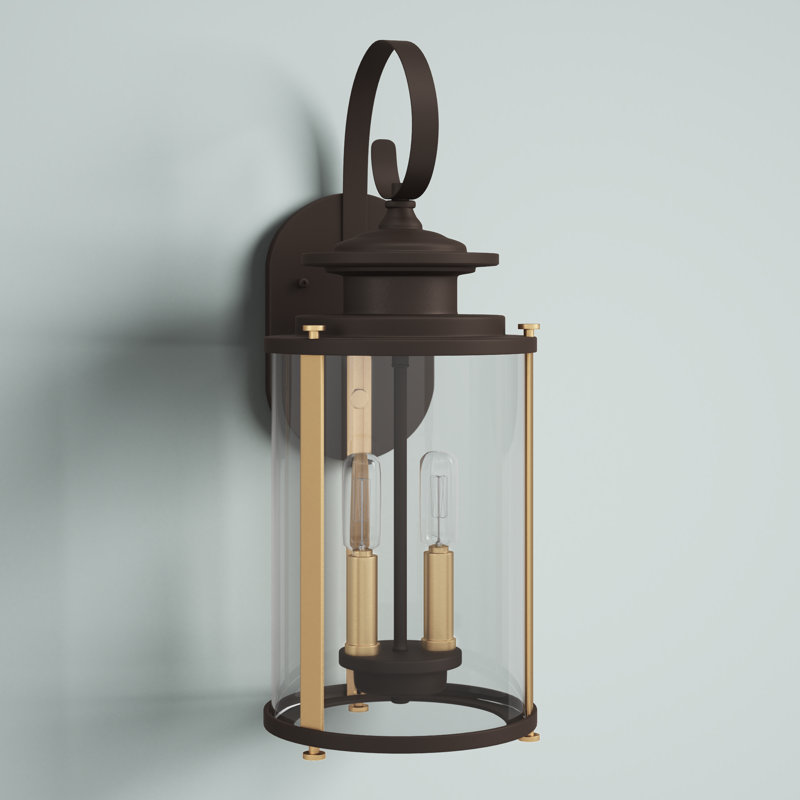 Steel Wall Light, Antique Bronze