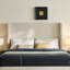 Grand lit tapissier Harper
