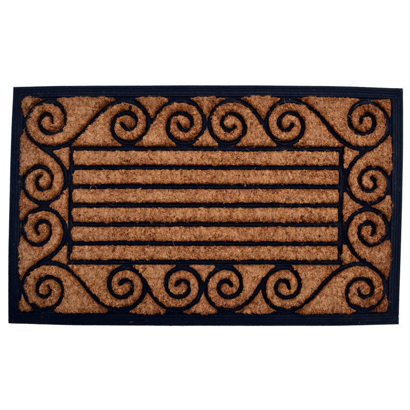 Needville Non-Slip Outdoor Doormat, Rectangle 1'6" x 2'6"