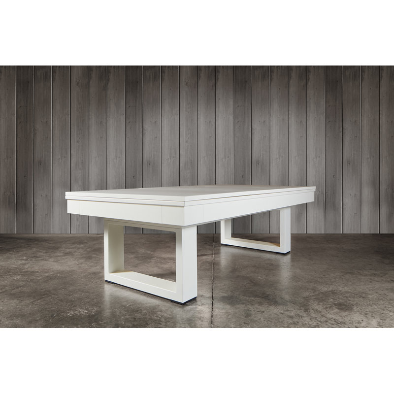 Santorini 8' Slate Pool Table with Professional Installation Included, Champ Green