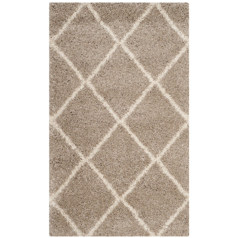 Hampstead Hudson Shag Performance Geometric Rug, Rectangle 3' x 5'