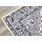 Clotene Oriental Grey Black White Area Rug