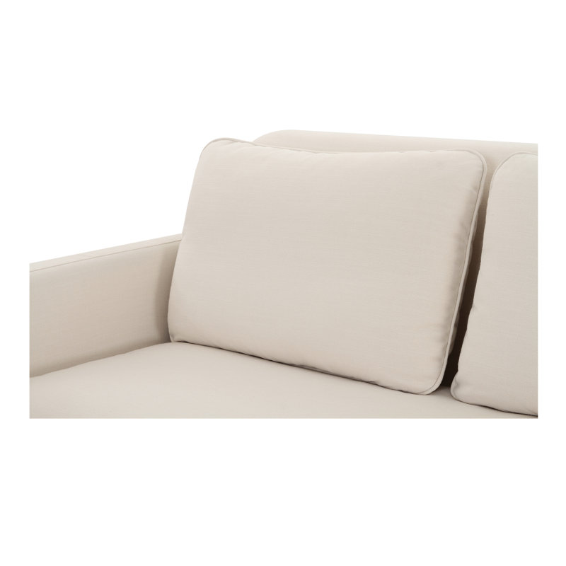 Pellicano 98'' Sofa, Cream Polyester Blend