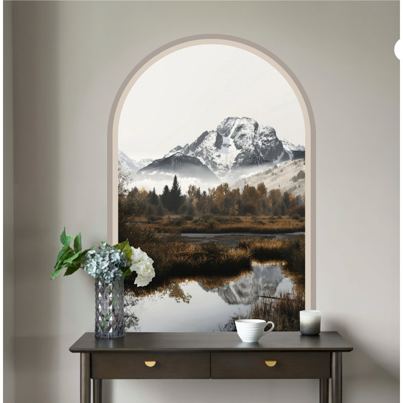Décalcomanie murale Grand Teton, H 85 po x l 48 po