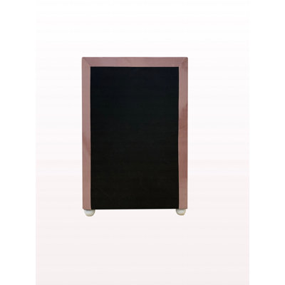Commode en tissu rose de style moderne