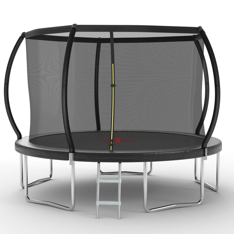 Trampoline 12 pi - standard - noir, Noir