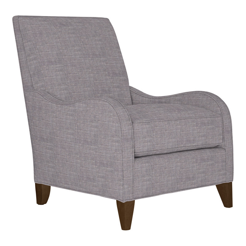 Zoe Armchair, Nomad Slate Crypton® Chenille, Havana