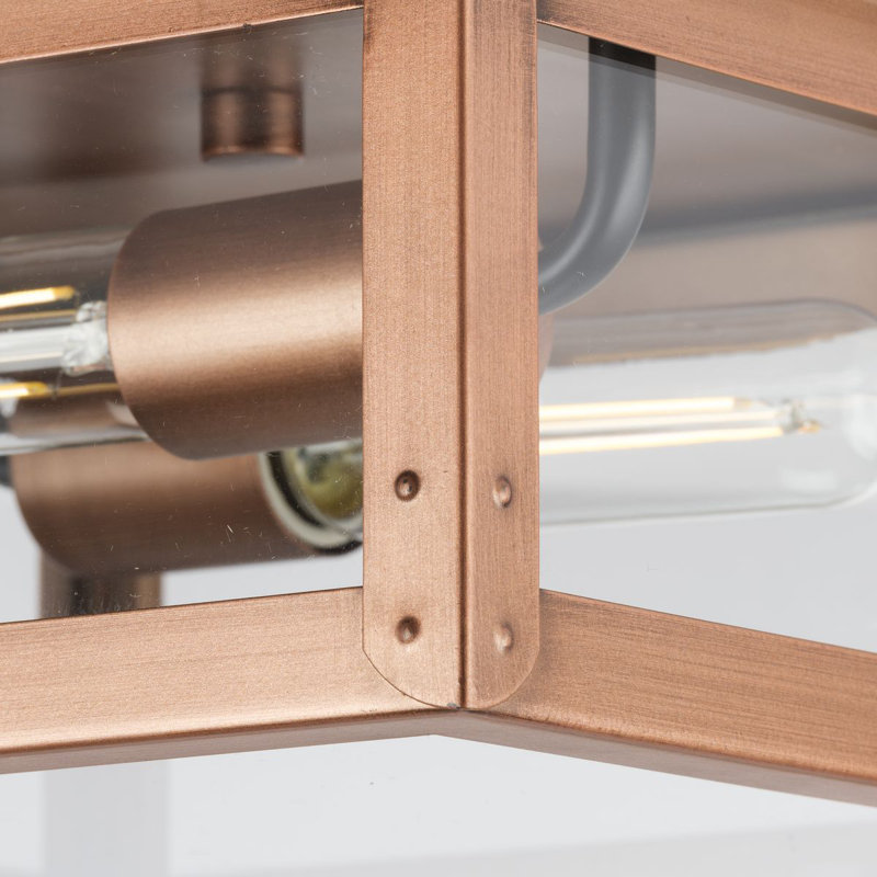 2 - Bulb Outdoor Flush Mount