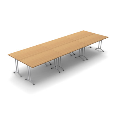 Ensemble de tables de réunion pour 14 personnes