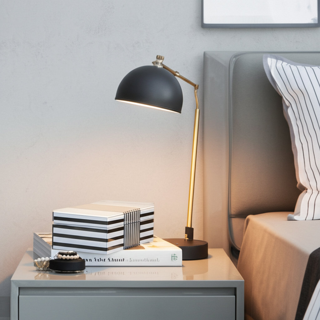 Striped Wooden Storage Box Set
