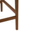 Tabouret de bar en bois d'hévéa de 26 po de hauteur, revêtement beige avec niveleur de sol réglable, siège spacieux pour îlot de cuisine (beige, ensemble de 2)-125536040