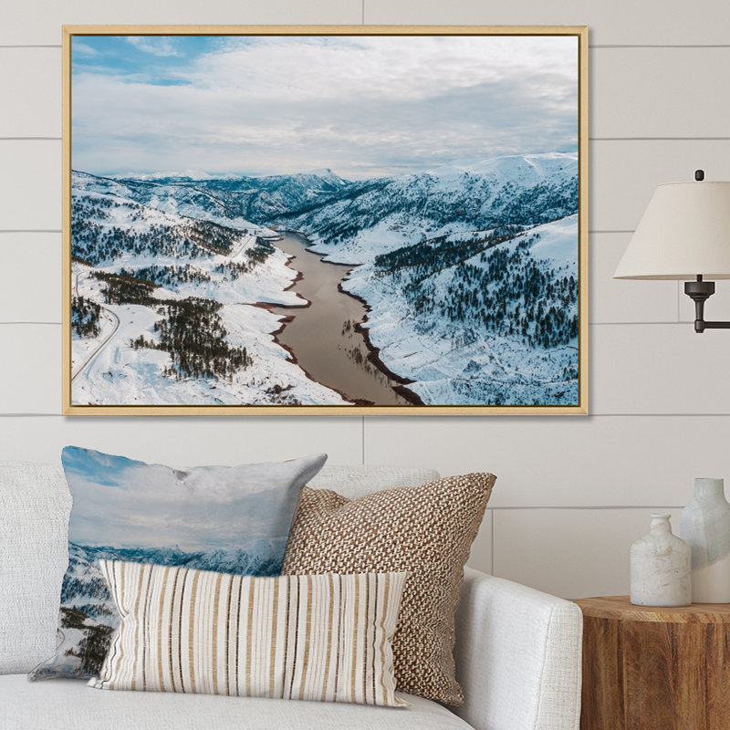 Impression sur toile Icy Alaskan Wilderness II, Toile naturelle, H 12 po x l 20 po x P 1 po